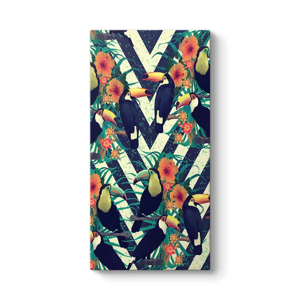 Afrika Papağan Motif Tablosu - Model 7